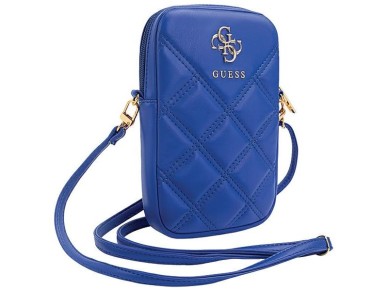 Guess Zip Quilted 4G bag - blue