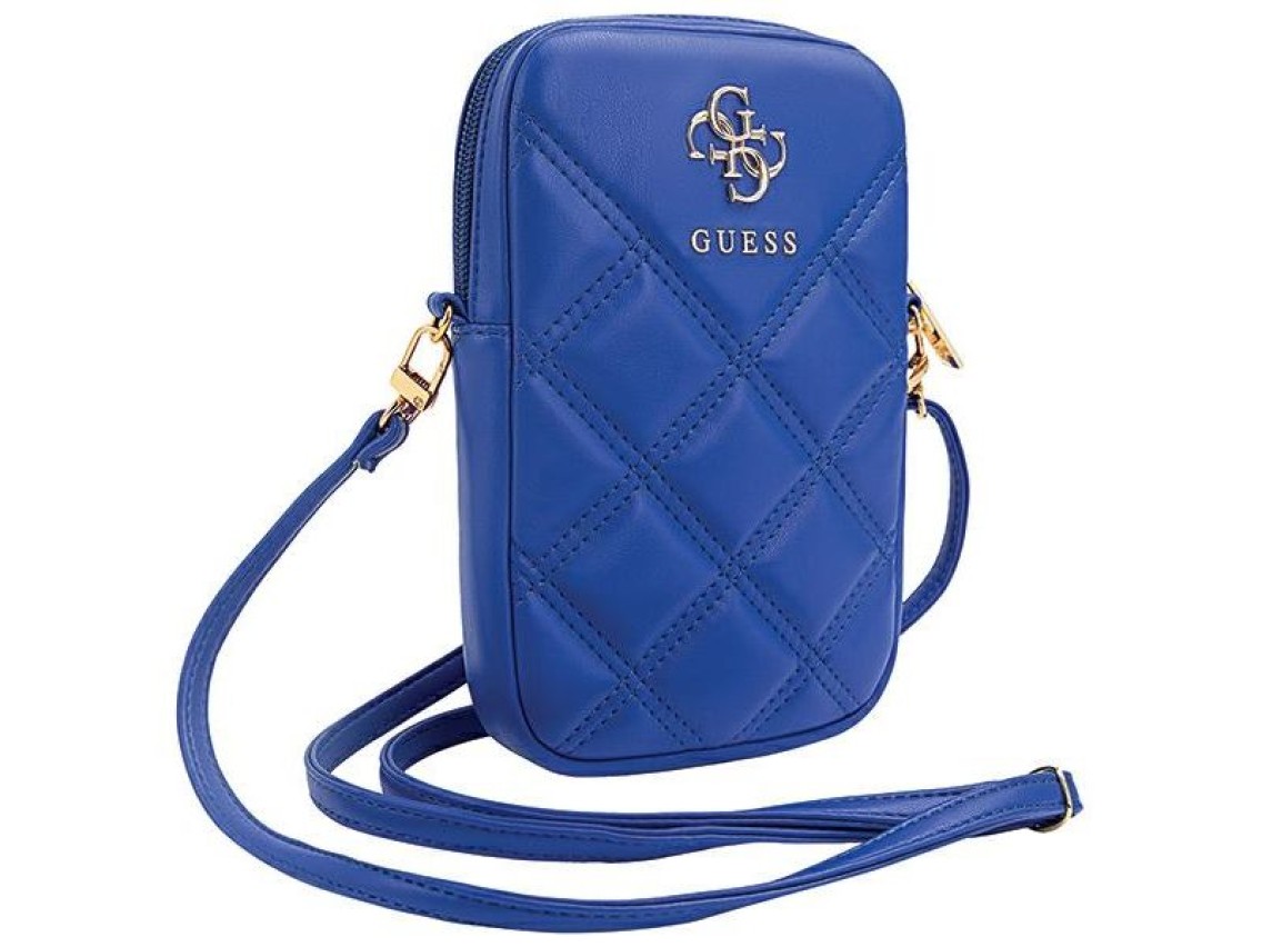 Guess Zip Quilted 4G bag - blue