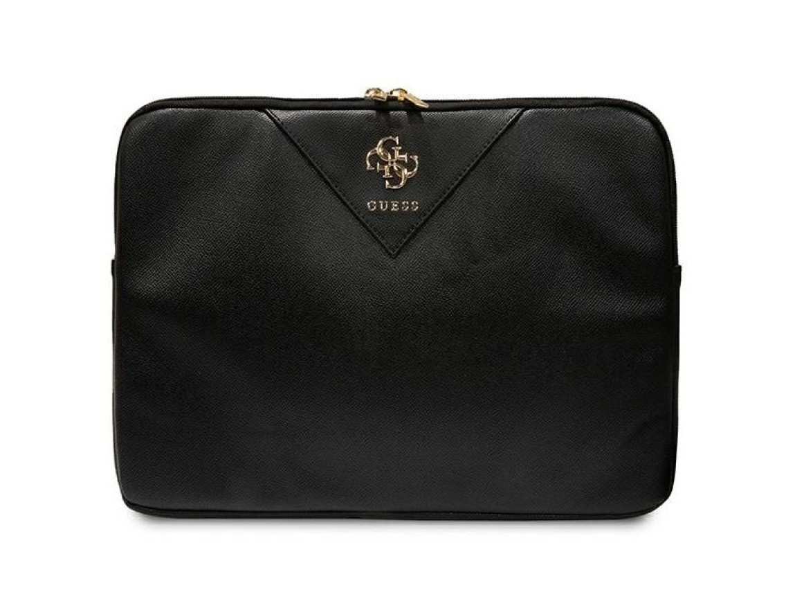 Capa Guess Triangle 4G para laptop de 16" - preta