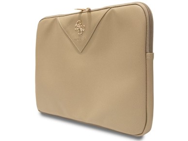 Guess Triangle 4G cover for a 14" laptop - gold Guess Triangle 4G cover for a 14" laptop - gold