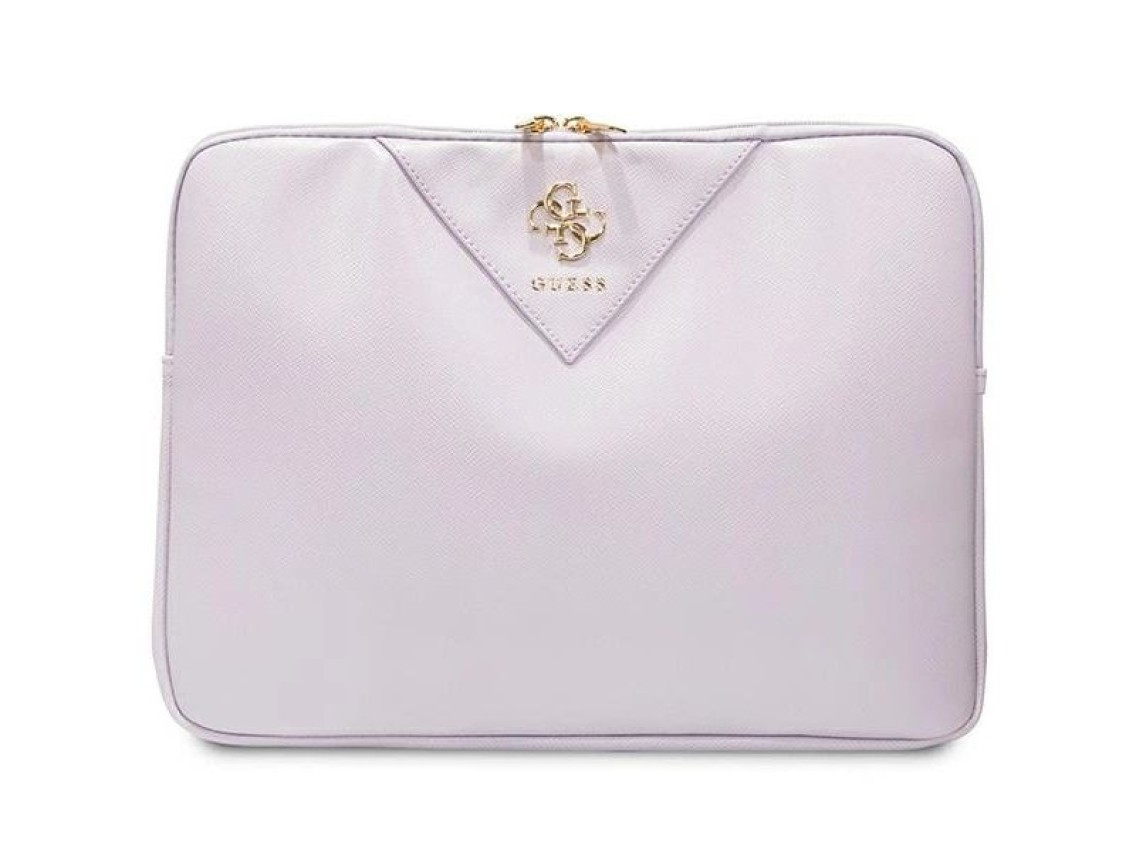 Capa Guess Triangle 4G para laptop de 14" - roxa