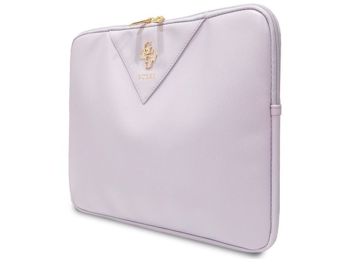 Capa Guess Triangle 4G para laptop de 14" - roxa