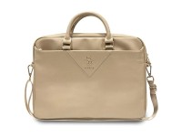 Guess Triangle 4G bag for a 16" laptop - gold Guess Triangle 4G bag for a 16" laptop - gold