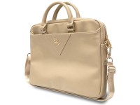 Guess Triangle 4G bag for a 16" laptop - gold Guess Triangle 4G bag for a 16" laptop - gold