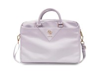 Guess Triangle 4G bag for a 16" laptop - purple Guess Triangle 4G bag for a 16" laptop - purple