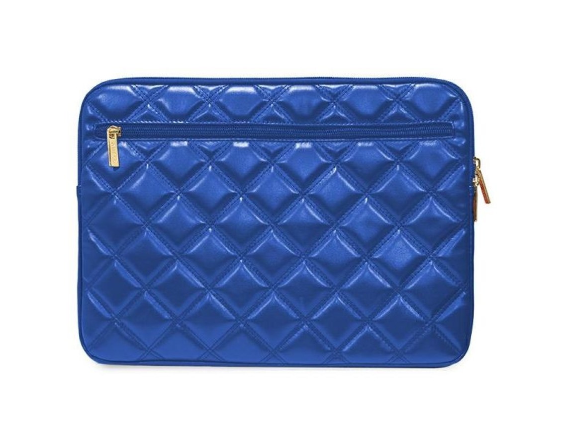 Capa acolchoada Guess 4G para laptop de 14" - azul