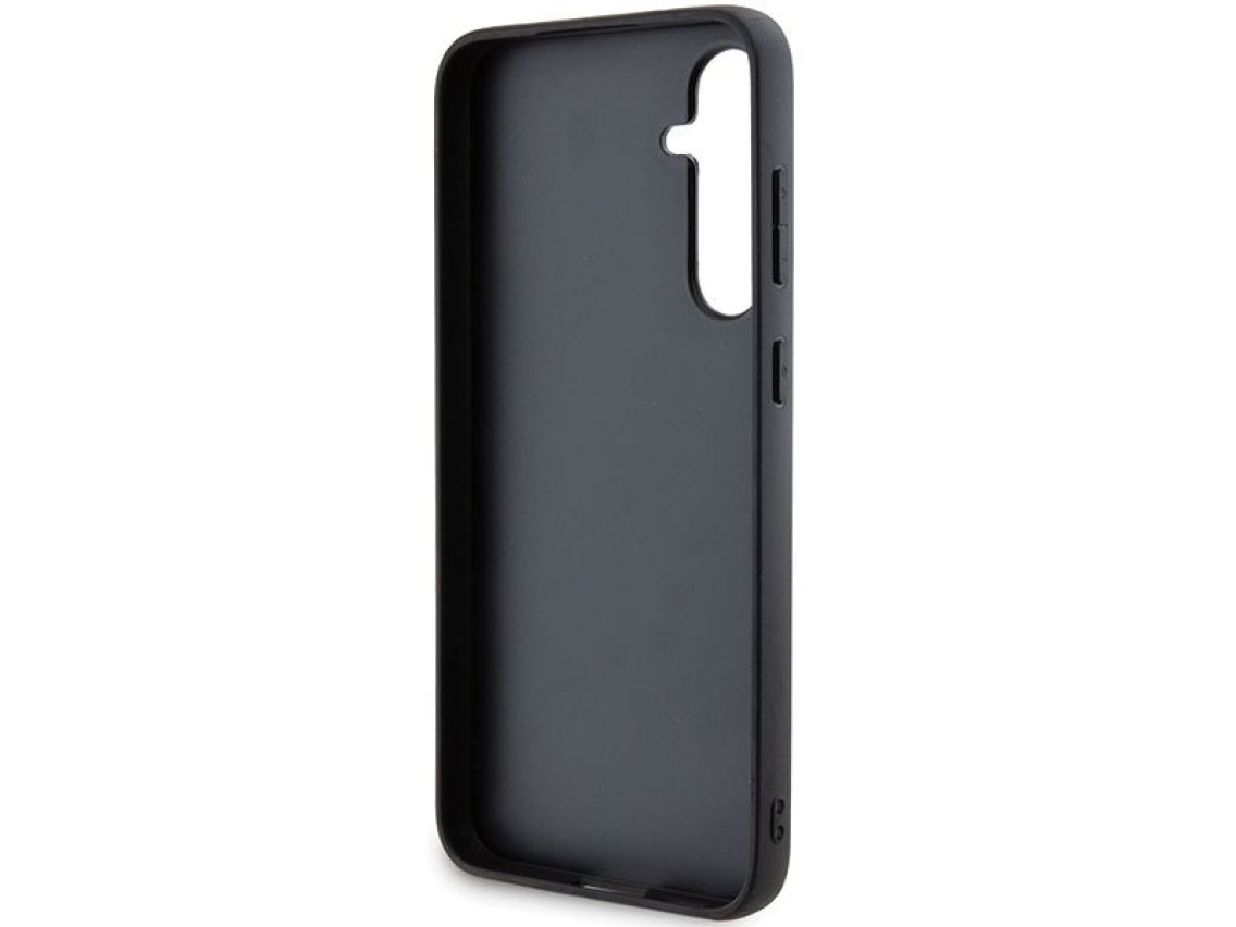 Funda Ferrari Twist Metal Logo para Samsung Galaxy S23 FE - negra