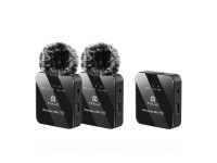 Microfone de lapela sem fio PULUZ 2 TX + 1 RX