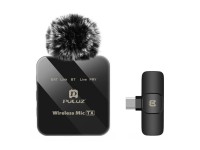 Microfone de lapela sem fio PULUZ PU648B (USB-C)