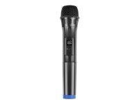 Microfone din�mico sem fio UHF PULUZ PU628B 3,5 mm (preto)