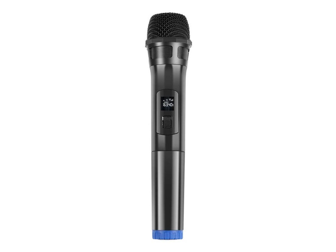 Microfone dinâmico sem fio UHF PULUZ PU628B 3,5 mm (preto)