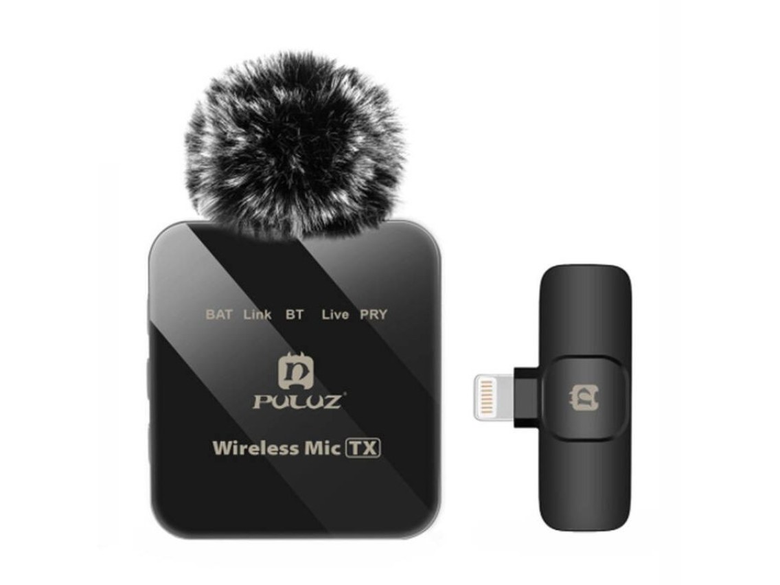 Microfone de lapela sem fio PULUZ PU647B (raio)