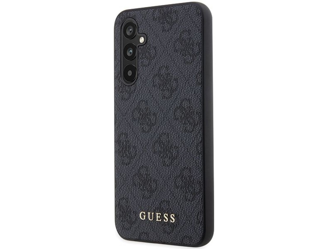 Guess GUHCS23FEG4GFGR S23 FE S711 gray/gray hardcase 4G Metal Gold Logo