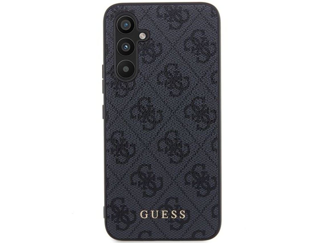 Guess GUHCS23FEG4GFGR S23 FE S711 gray/gray hardcase 4G Metal Gold Logo