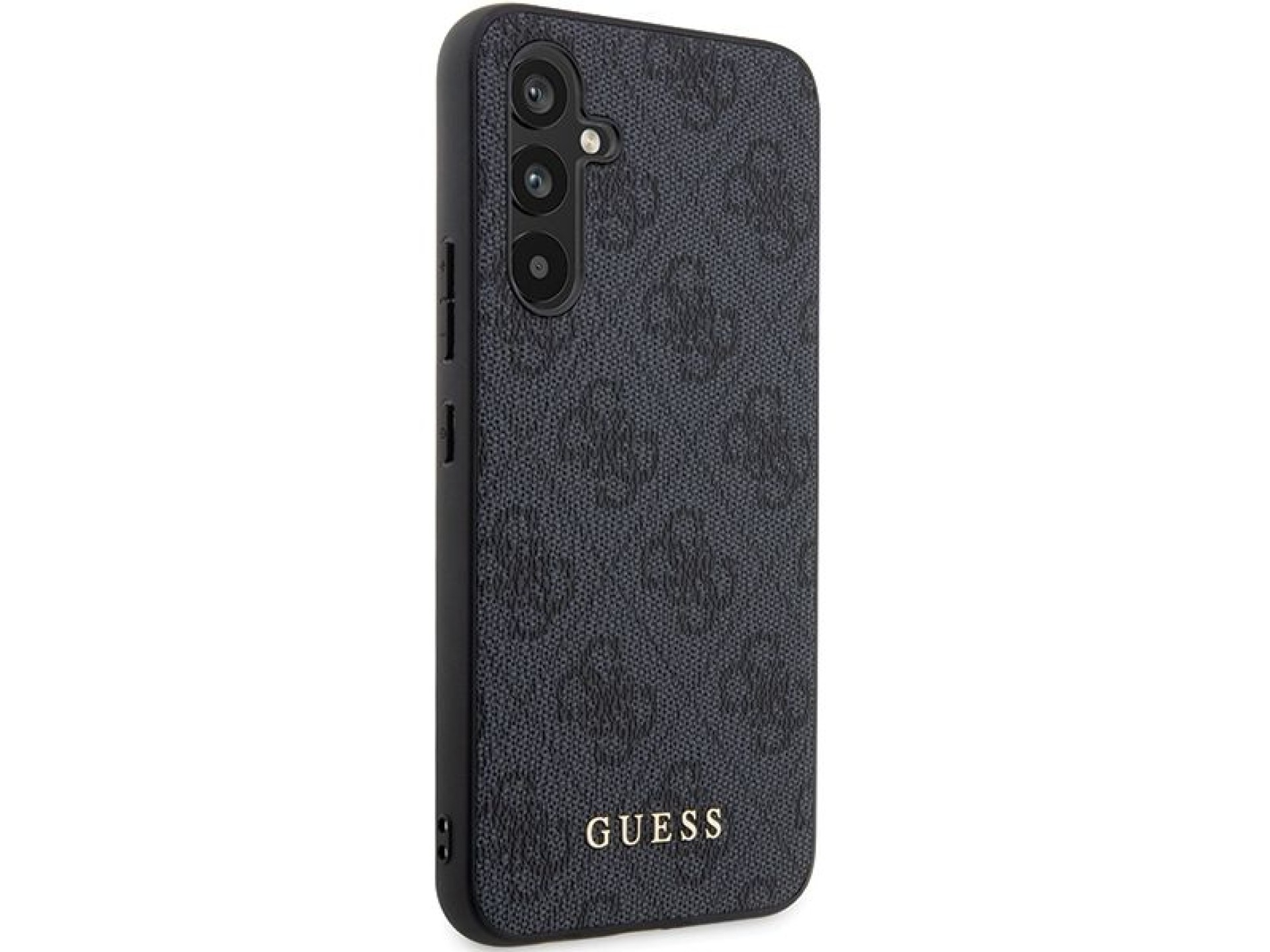 Guess GUHCS23FEG4GFGR S23 FE S711 gray/gray hardcase 4G Metal Gold Logo