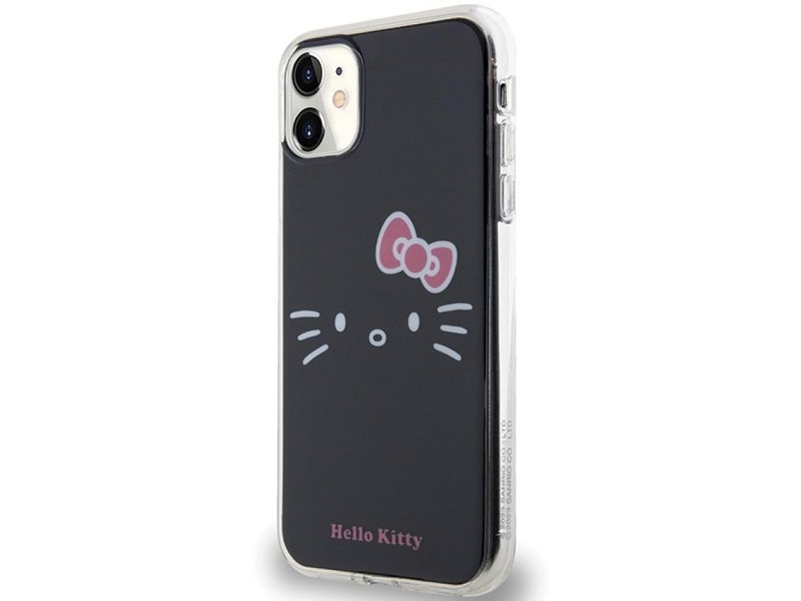 Funda Hello Kitty IML Kitty Face para iPhone 11 / Xr - negra