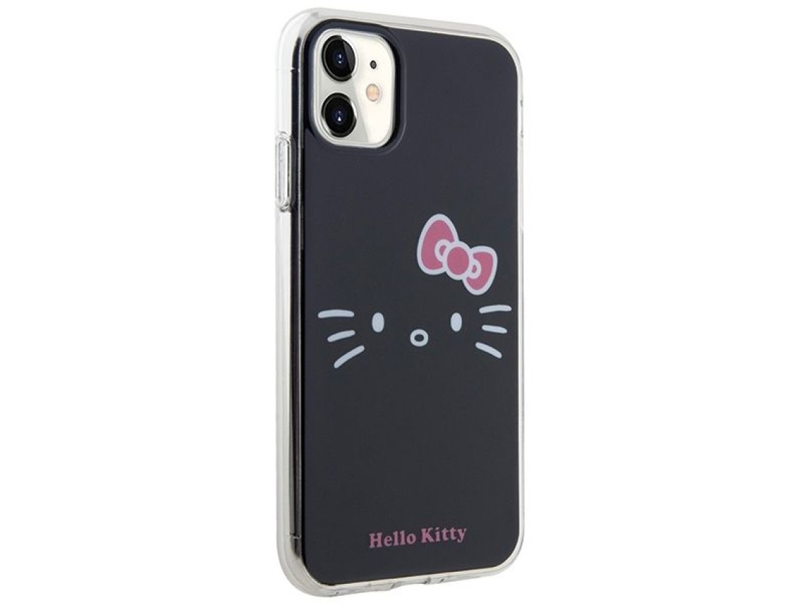 Funda Hello Kitty IML Kitty Face para iPhone 11 / Xr - negra