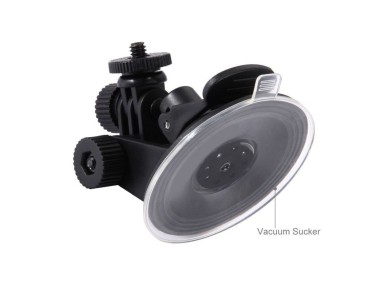 Puluz car windshield mount for sports cameras (including Osmo Action 5 Pro, Insta360 X5)