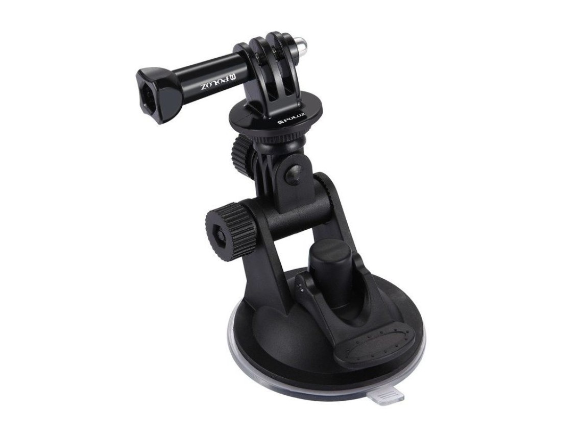 Puluz car windshield mount for sports cameras (including Osmo Action 5 Pro, Insta360 X5)