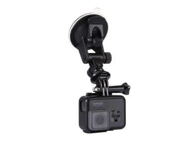 Puluz car windshield mount for sports cameras (including Osmo Action 5 Pro, Insta360 X5)