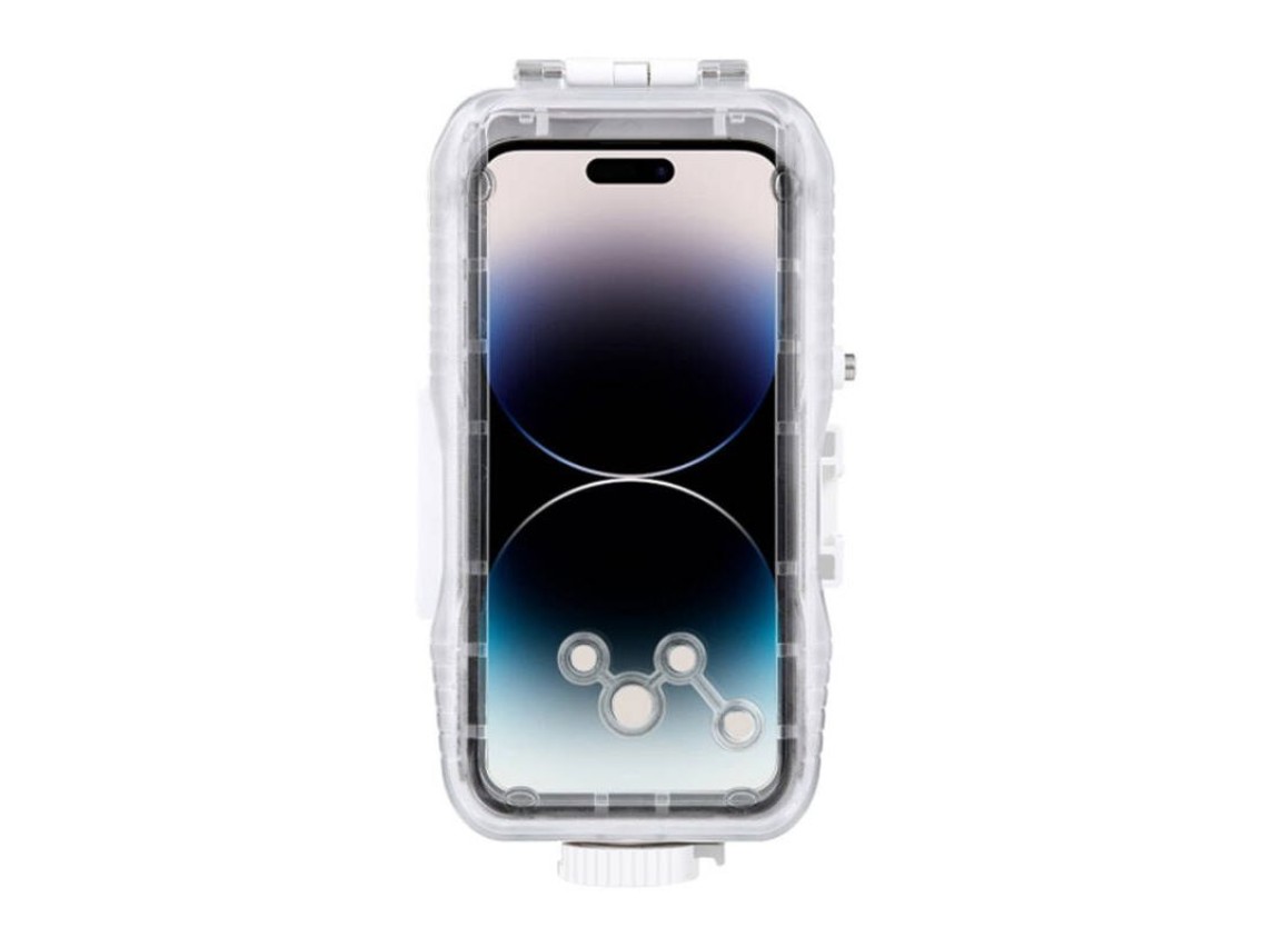 Capa imperme�vel de pl�stico Puluz para iPhone 15 Plus/15 Pro Max/14 Plus/14 Pro Max/13 Pro Max/12 P