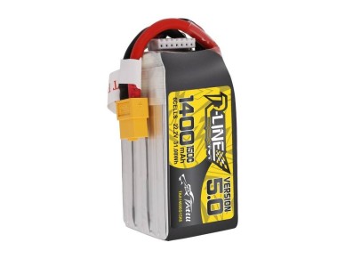 Battery Tattu R-Line 5.0 1400mAh 22.2V 150C 6S1P XT60