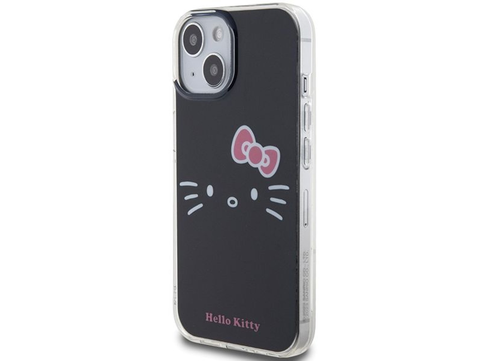 Capa Hello Kitty IML Kitty Face para iPhone 15 - preta