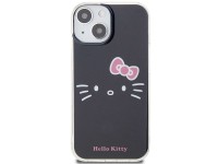 Capa Hello Kitty IML Kitty Face para iPhone 15 - preta Capa Hello Kitty IML Kitty Face para iPhone 15 - preta