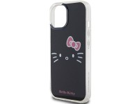 Capa Hello Kitty IML Kitty Face para iPhone 15 - preta Capa Hello Kitty IML Kitty Face para iPhone 15 - preta