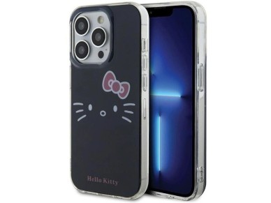 Capa Hello Kitty IML Kitty Face para iPhone 15 Pro - preta Capa Hello Kitty IML Kitty Face para iPhone 15 Pro - preta