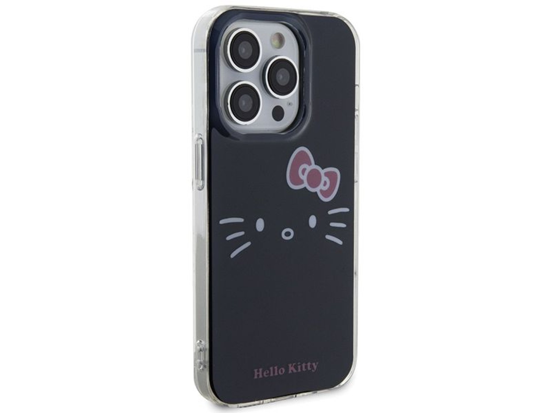 Funda Hello Kitty IML Kitty Face para iPhone 15 Pro - negra