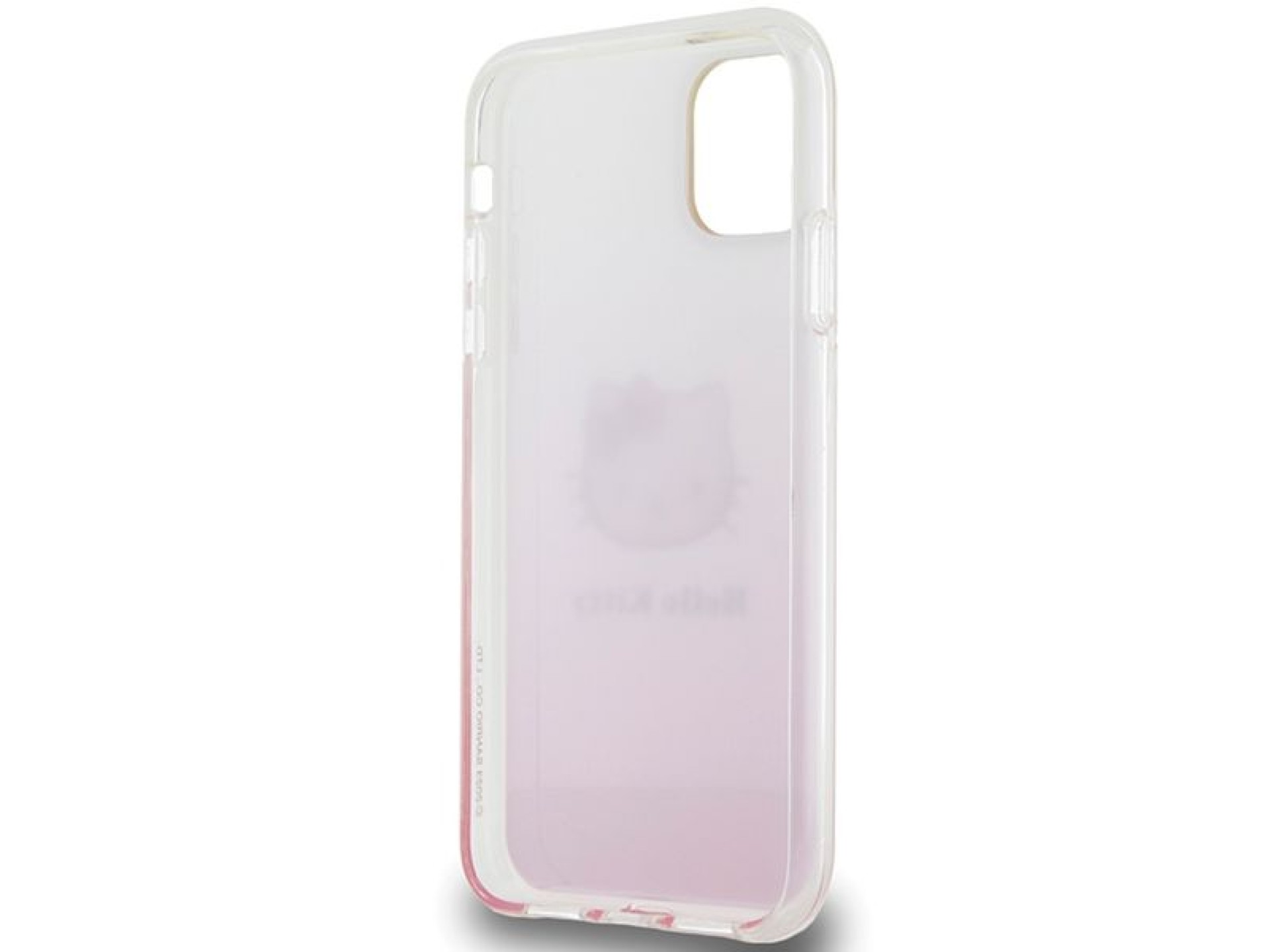 Funda Hello Kitty IML Gradient Electrop con cabeza de gatito para iPhone 11 / Xr - Rosa