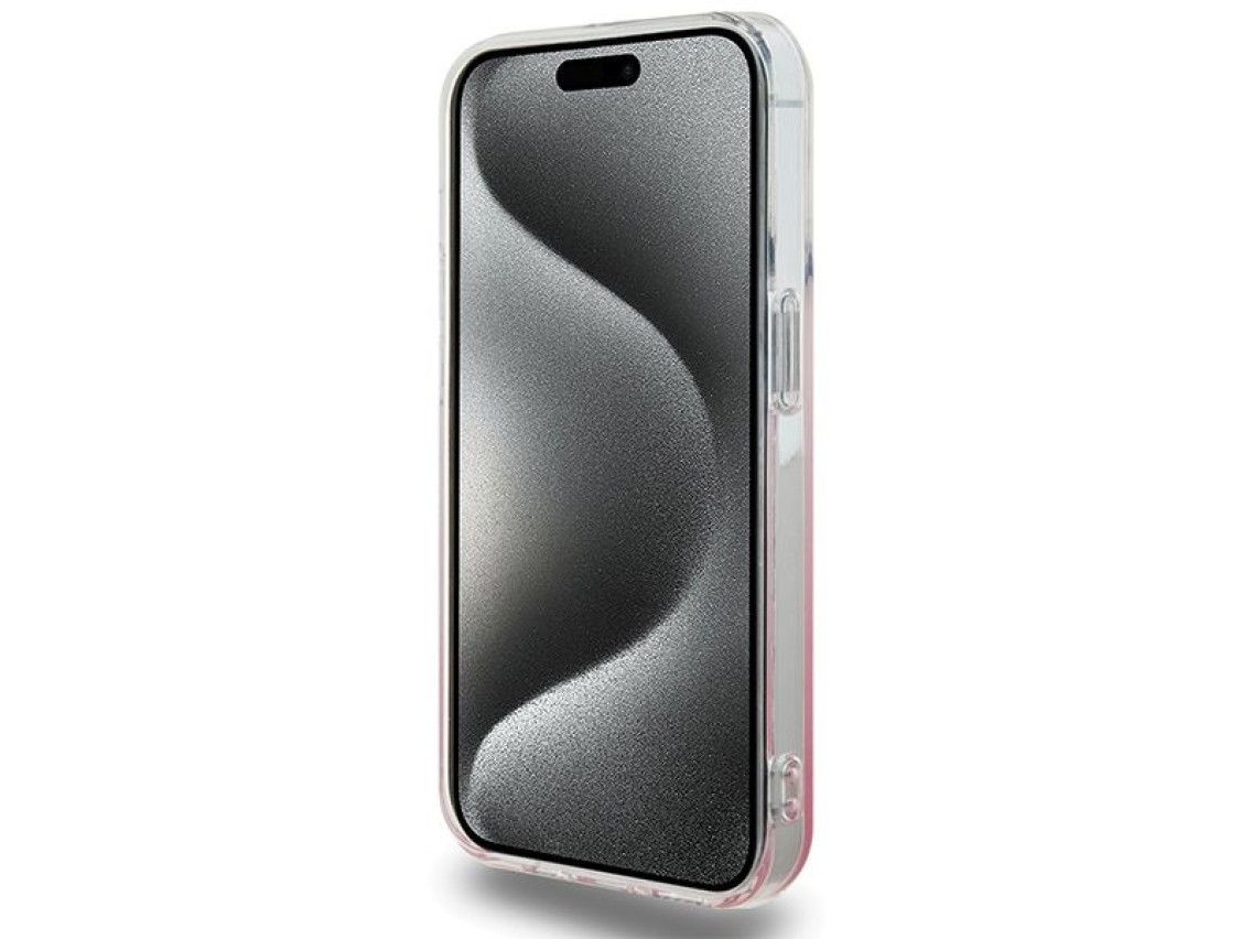 Funda Hello Kitty IML Gradient Electrop Kitty Head para iPhone 13 Pro / 13 - rosa