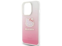Funda Hello Kitty IML Gradient Electrop Kitty Head para iPhone 13 Pro / 13 - rosa Funda Hello Kitty IML Gradient Electrop Kitty Head para iPhone 13 Pro / 13 - rosa