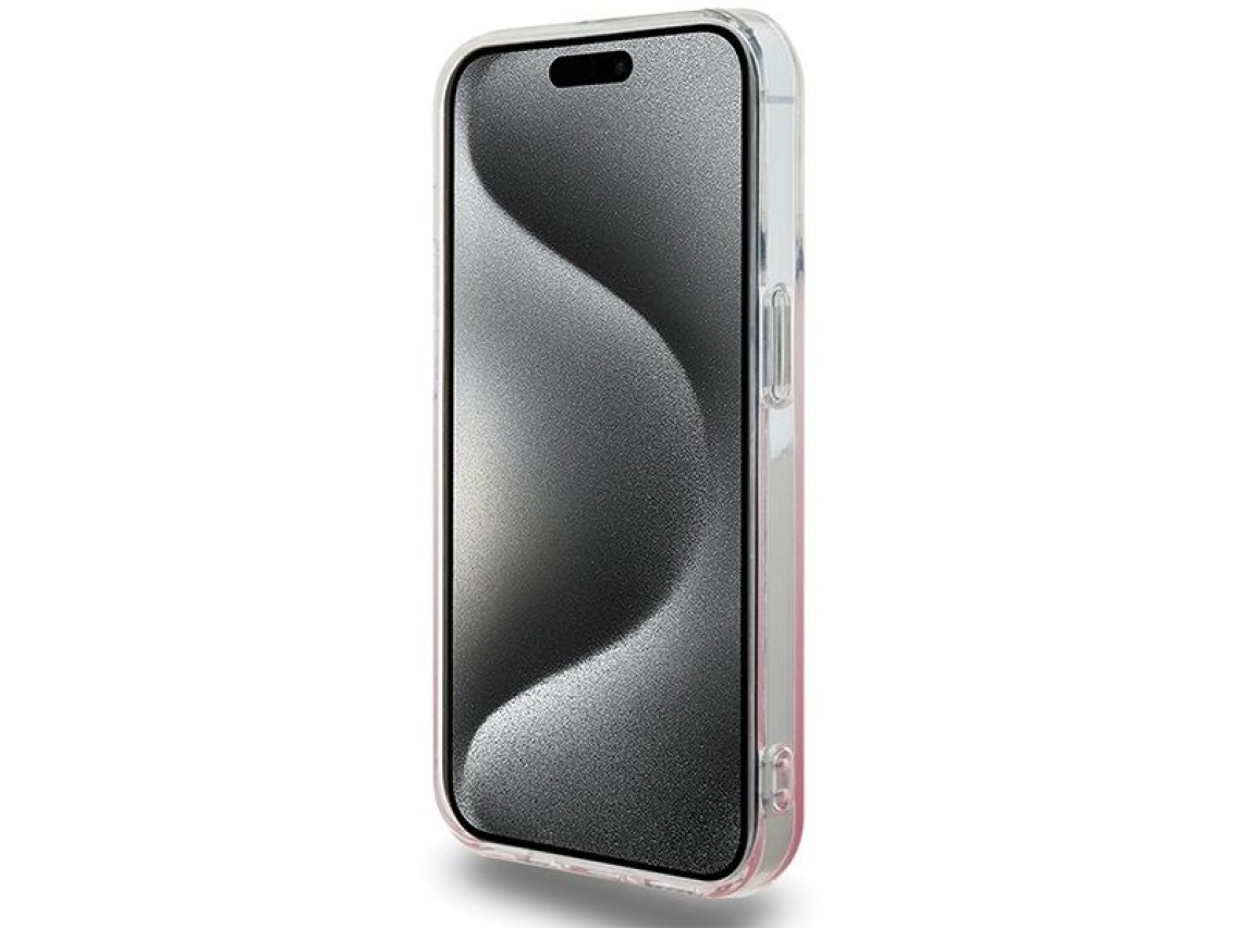Funda Hello Kitty IML Gradient Electrop Kitty Head para iPhone 14 Pro - rosa