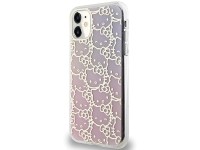 Capa Hello Kitty IML Gradient Electrop Crowded Kitty Head para iPhone 11 / Xr - Rosa Capa Hello Kitty IML Gradient Electrop Crowded Kitty Head para iPhone 11 / Xr - Rosa