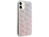 Capa Hello Kitty IML Gradient Electrop Crowded Kitty Head para iPhone 11 / Xr - Rosa Capa Hello Kitty IML Gradient Electrop Crowded Kitty Head para iPhone 11 / Xr - Rosa