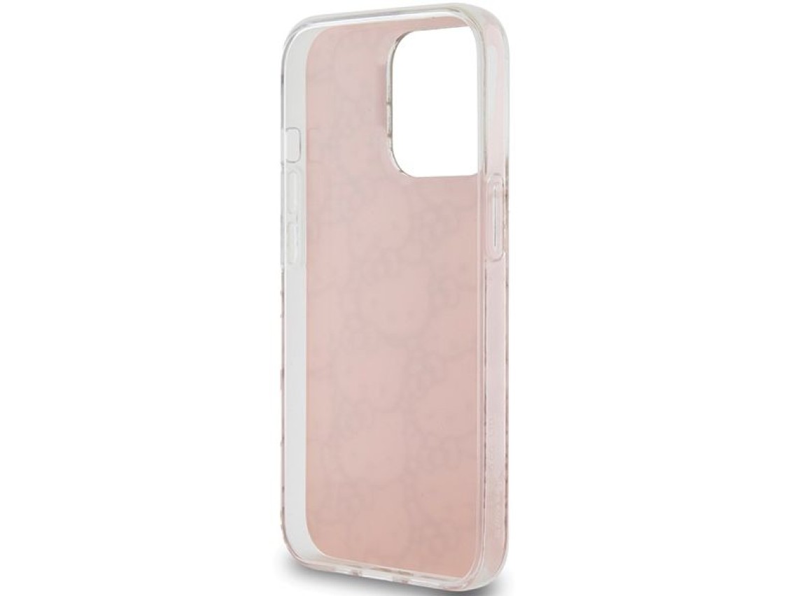 Hello Kitty IML Gradient Electrop Crowded Kitty Head case for iPhone 13 Pro / 13 - pink