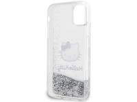 Hello Kitty Liquid Glitter Charms Kitty Head Case for iPhone 11 / Xr - Silver Hello Kitty Liquid Glitter Charms Kitty Head Case for iPhone 11 / Xr - Silver