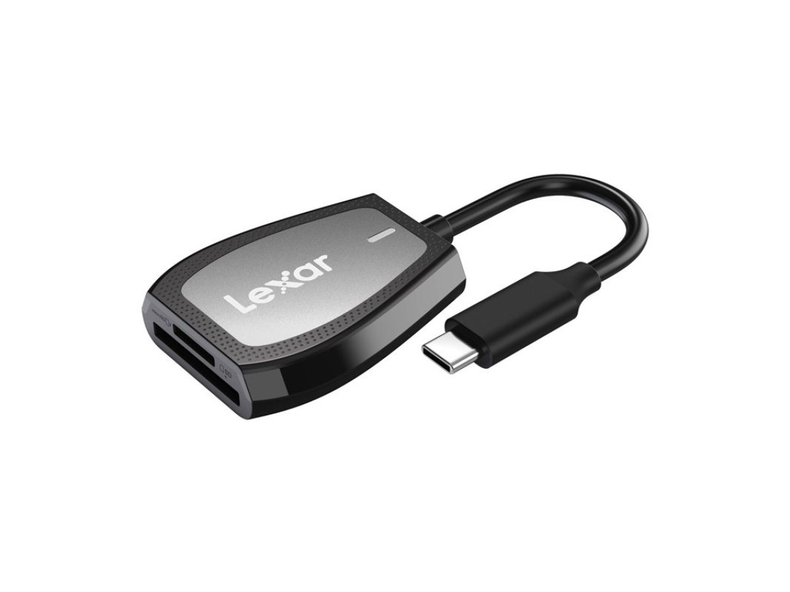 Leitor de cartão de memória Lexar Dual-Slot SD/microSD, USB-C