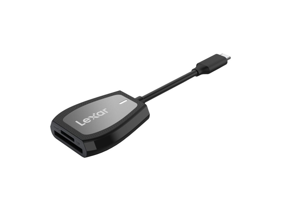 Leitor de cartão de memória Lexar Dual-Slot SD/microSD, USB-C