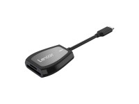 Leitor de cartão de memória Lexar Dual-Slot SD/microSD, USB-C Leitor de cartão de memória Lexar Dual-Slot SD/microSD, USB-C