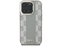 DKNY Checkered Pattern Magsafe iPhone 16 Pro Case - Beige