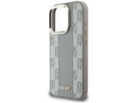 DKNY Checkered Pattern Magsafe iPhone 16 Pro Case - Beige