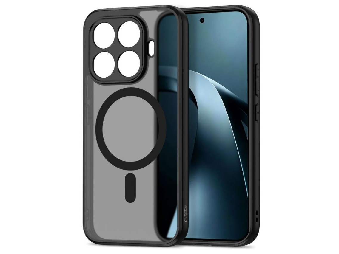 Funda Tech-Protect Magmat MagSafe para Xiaomi 17T - negro mate