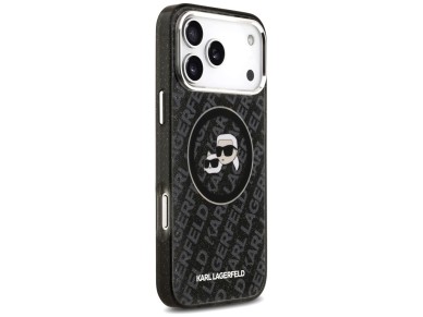 Funda MagSafe Karl Lagerfeld IML Glitter Karl&Choupette Heads para iPhone 17 Pro Max - Negra Funda MagSafe Karl Lagerfeld IML Glitter Karl&Choupette Heads para iPhone 17 Pro Max - Negra