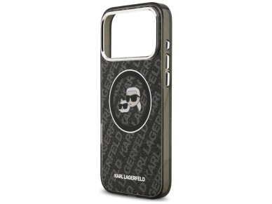 Funda MagSafe Karl Lagerfeld IML Glitter Karl&Choupette Heads para iPhone 17 Pro Max - Negra Funda MagSafe Karl Lagerfeld IML Glitter Karl&Choupette Heads para iPhone 17 Pro Max - Negra