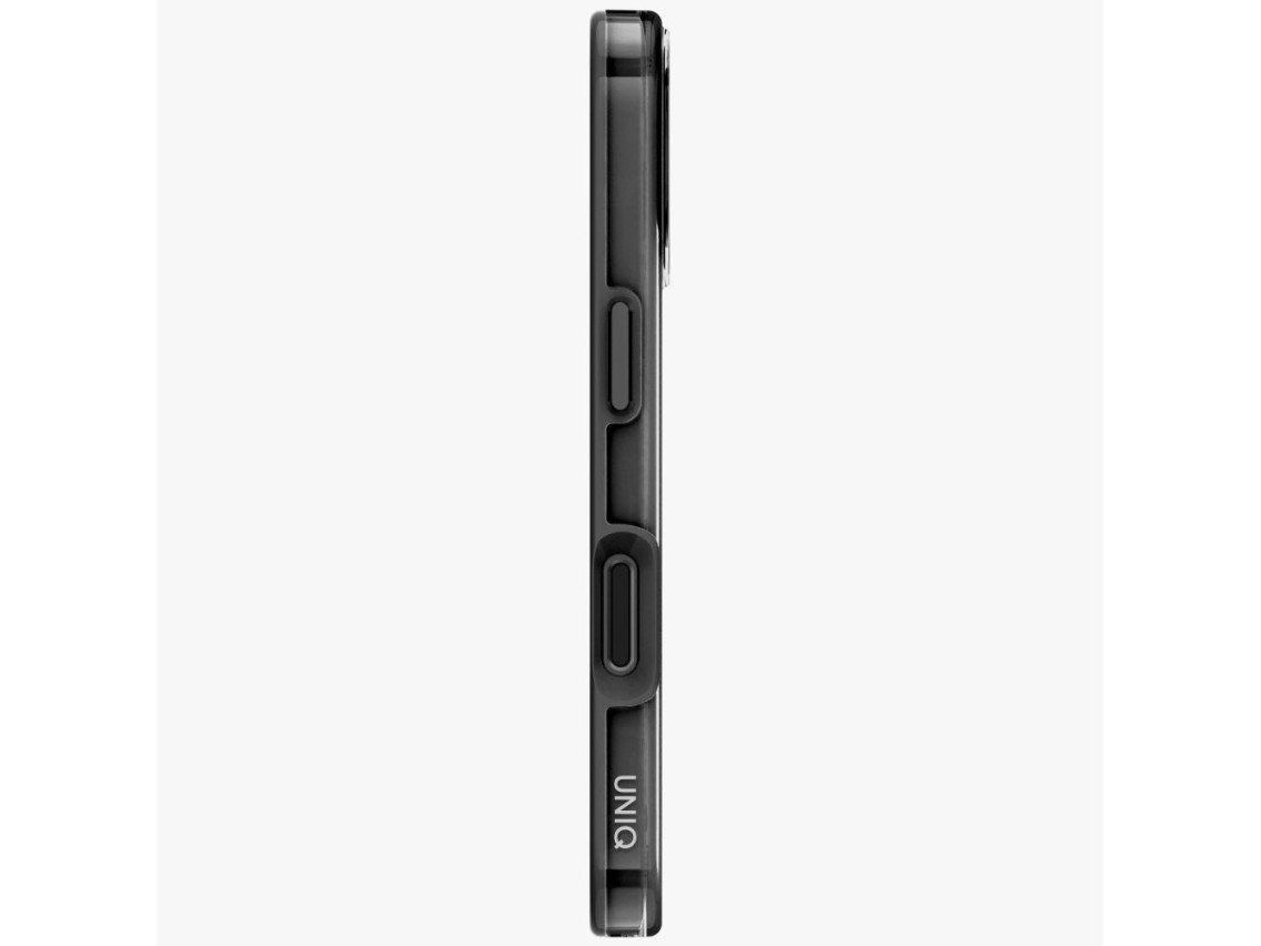 Capa de carregamento Uniq Clario Magclick para iPhone 17 - Preta