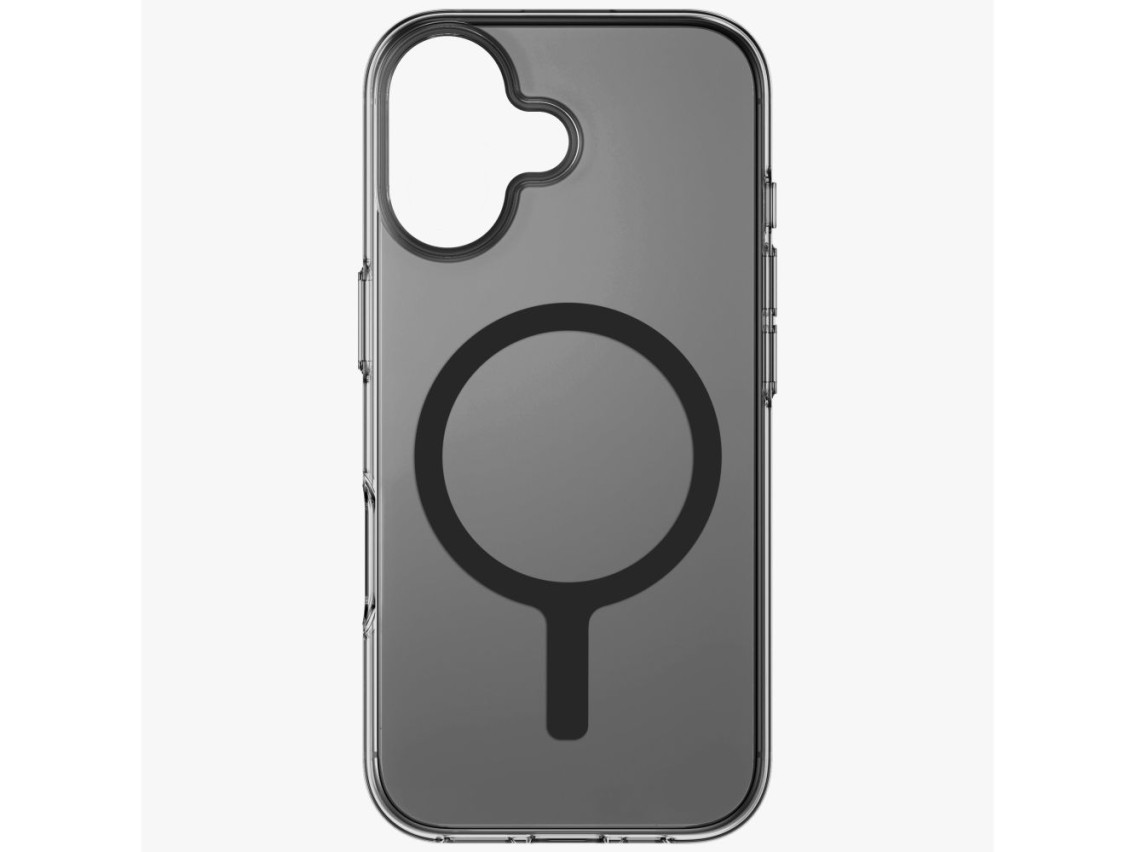 Capa de carregamento Uniq Clario Magclick para iPhone 17 - Preta