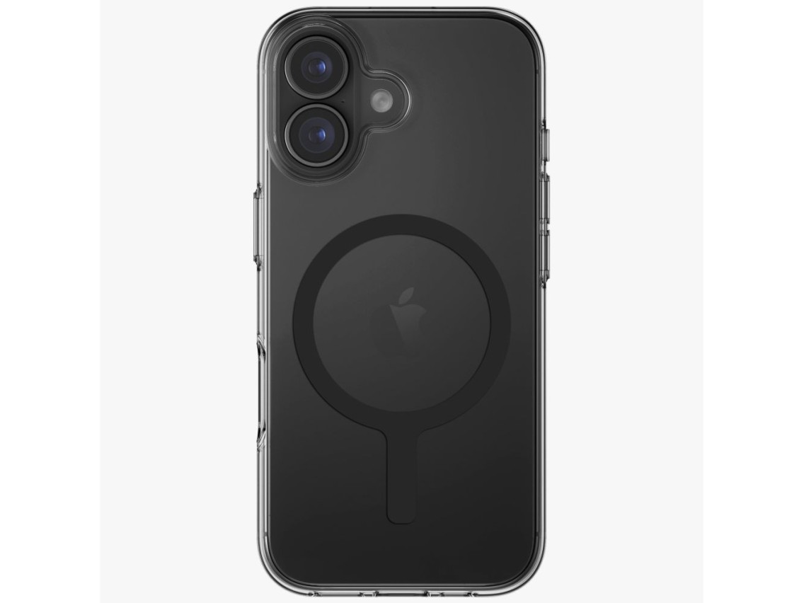 Capa de carregamento Uniq Clario Magclick para iPhone 17 - Preta